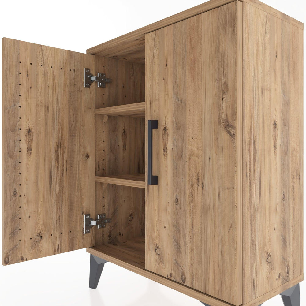 Woodntry Modular Nightstand Pine 60x30x68 cm With Cover K22-3