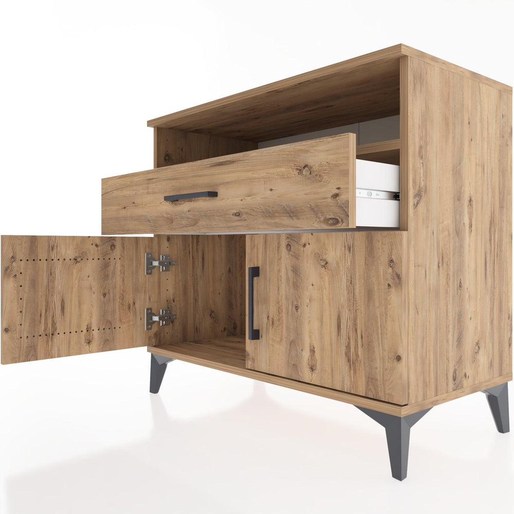 Woodntry Modüler Şifonyer Çam 88x44x68 cm Fonksiyonel F22-3