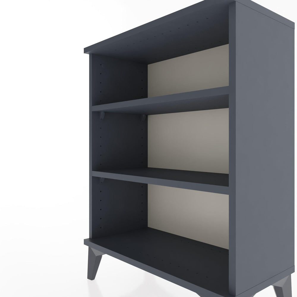 Woodntry Modular Nightstand Anthracite 60x30x68 cm with Shelf R23-2