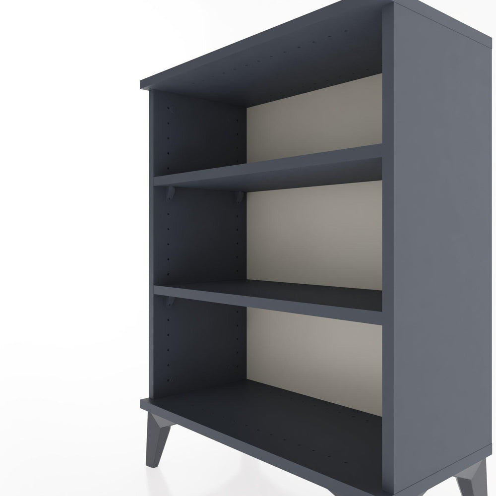 Woodntry Modular Nightstand Anthracite 60x30x68 cm with Shelf R23-2