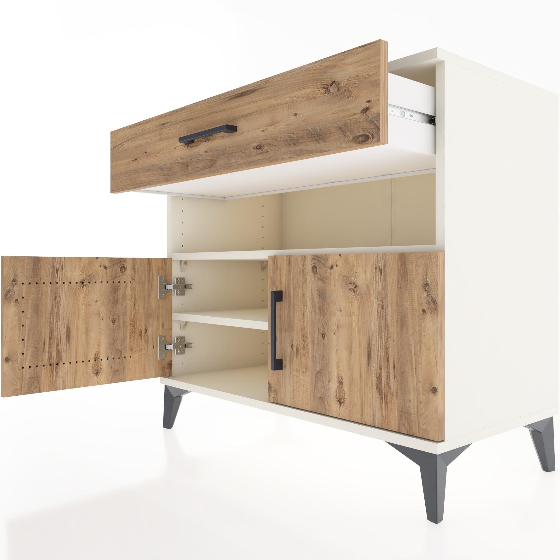 Woodntry Modular Dresser Moonstone 88x44x68 cm Functional F23-1
