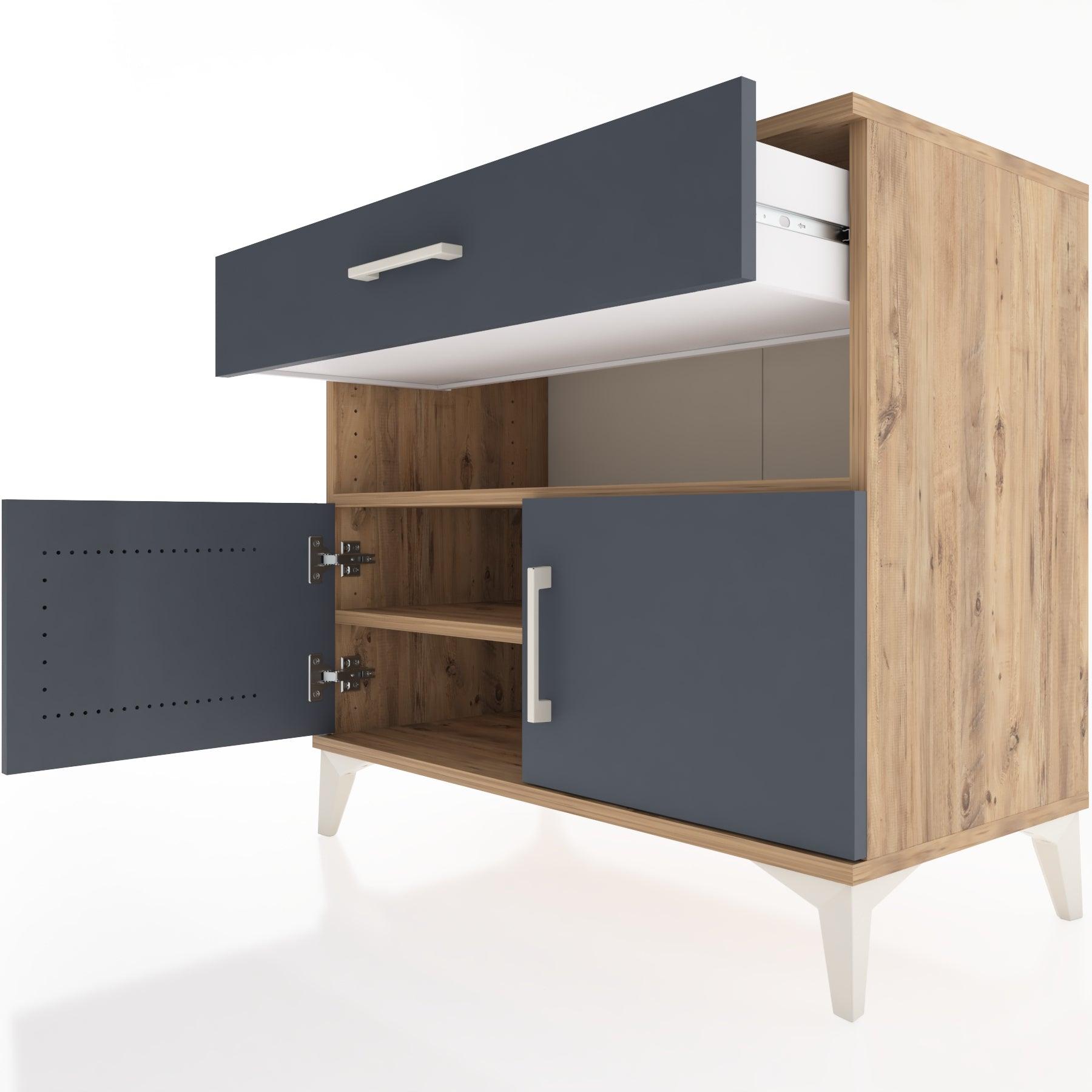 Woodntry Modüler Şifonyer Çam 88x44x68 cm Fonksiyonel F23-3