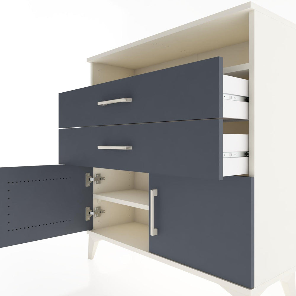 Woodntry Modüler Şifonyer Aytaşı 88x30x84 cm Fonksiyonel F24-1