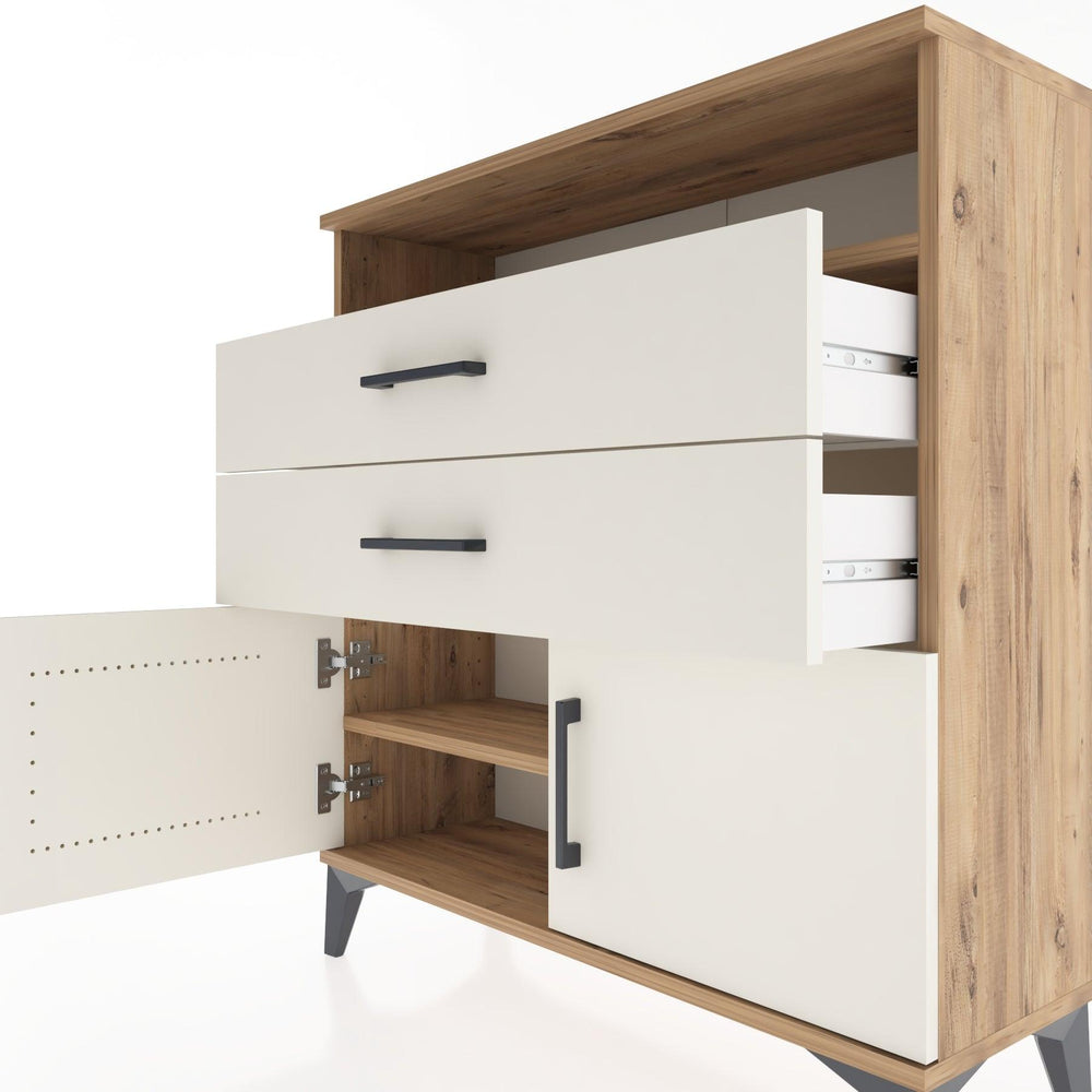 Woodntry Modular Dresser Pine 88x30x84 cm Functional F24-3