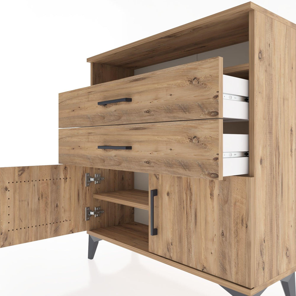 Woodntry Modular Dresser Pine 88x30x84 cm Functional F24-3