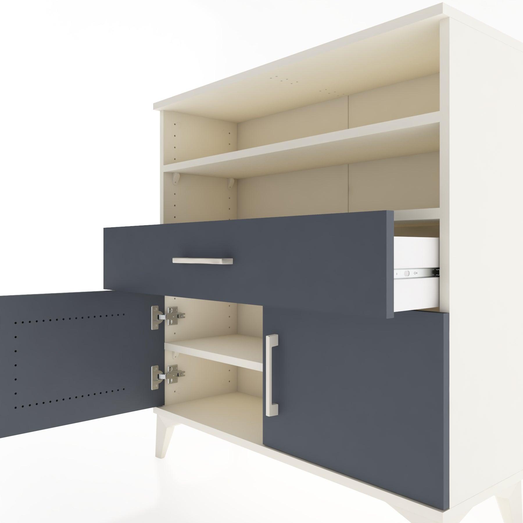 Woodntry Modular Dresser Moonstone 88x30x84 cm Functional F25-1