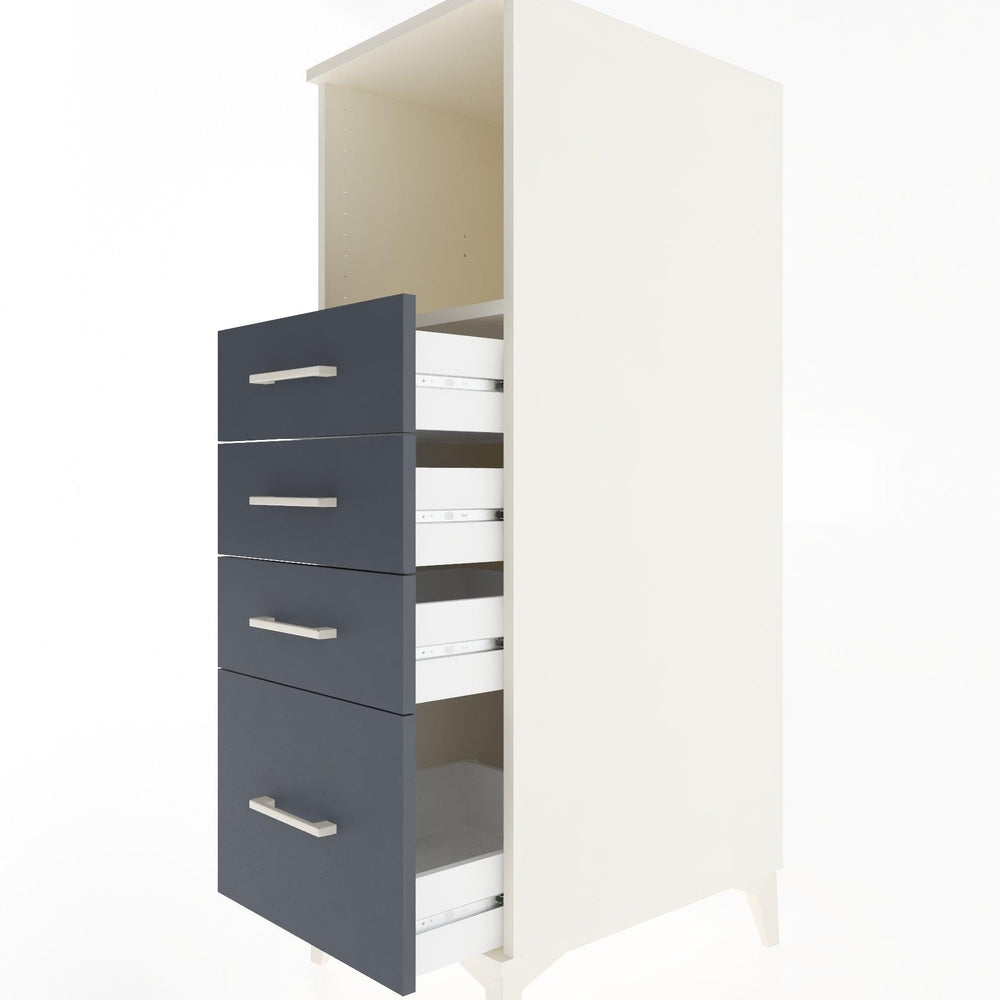 Woodntry Modular Cabinet Moonstone 44x30x122 cm with Drawers and Shelves CR75-1