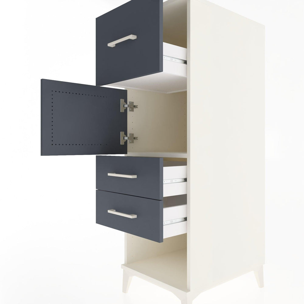 Woodntry Modular Cabinet Moonstone 44x30x122 cm Functional F25-1