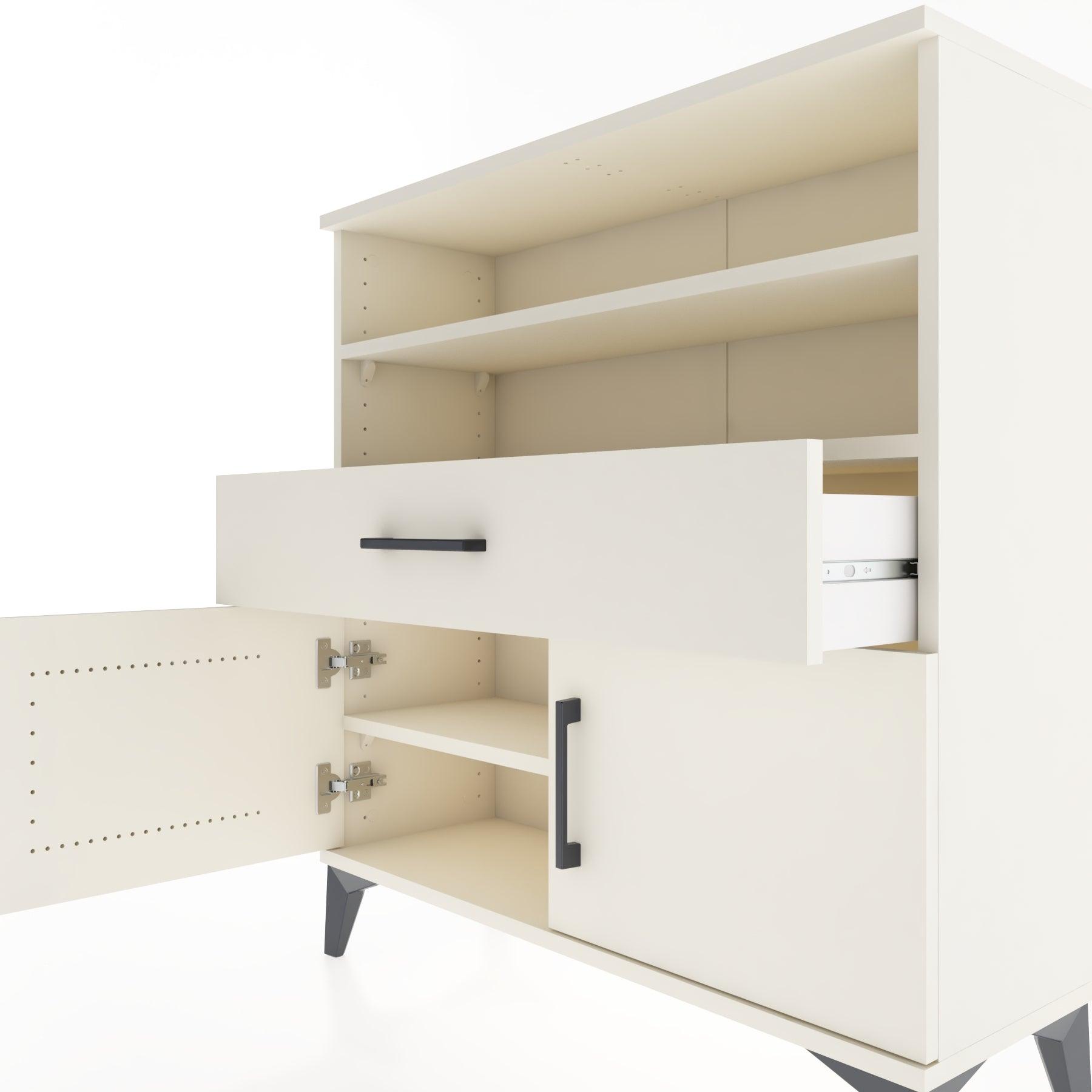 Woodntry Modular Dresser Moonstone 88x30x84 cm Functional F25-1