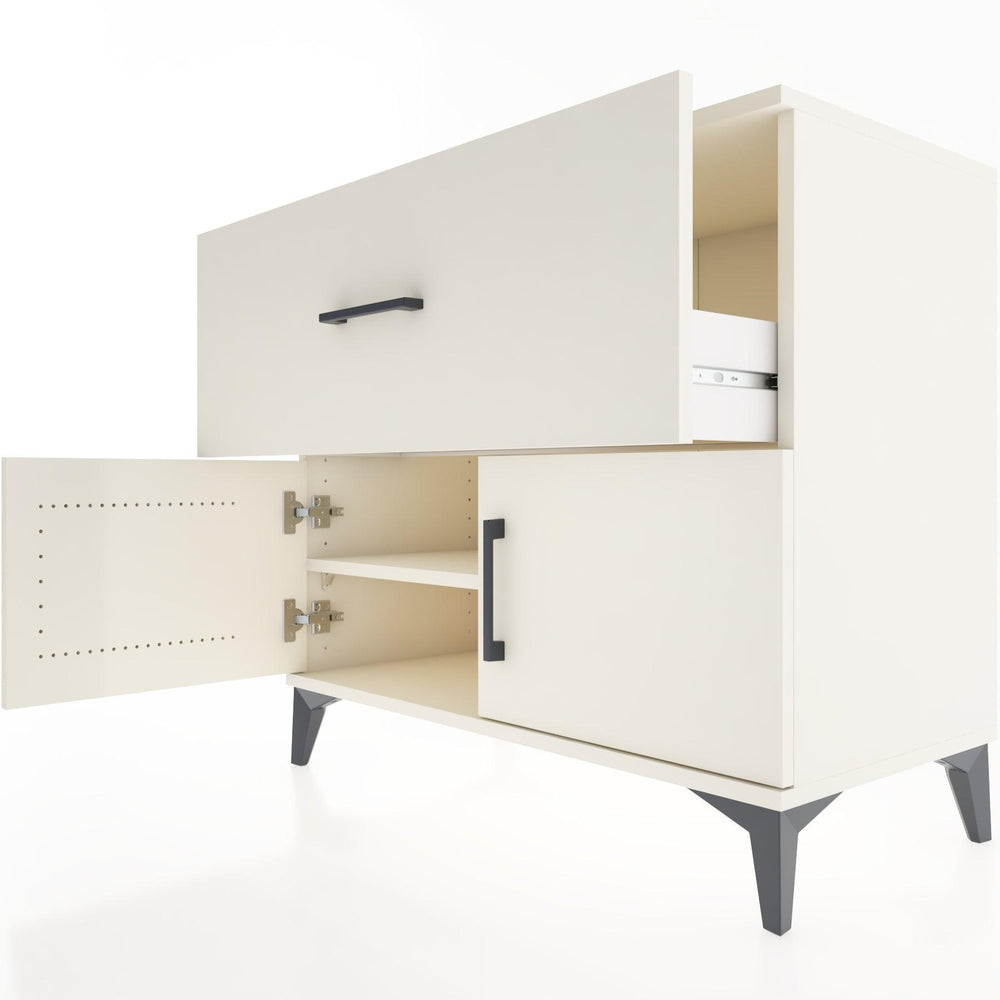 Woodntry Modüler Şifonyer Aytaşı 88x44x68 cm Kapaklı ve Çekmeceli KC25-1