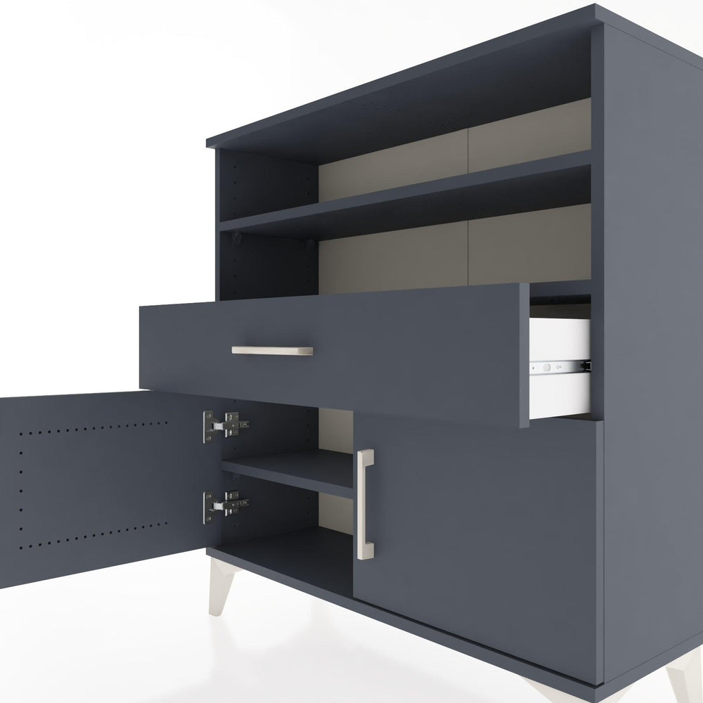 Woodntry Modular Dresser Anthracite 88x30x84 cm Functional F25-2