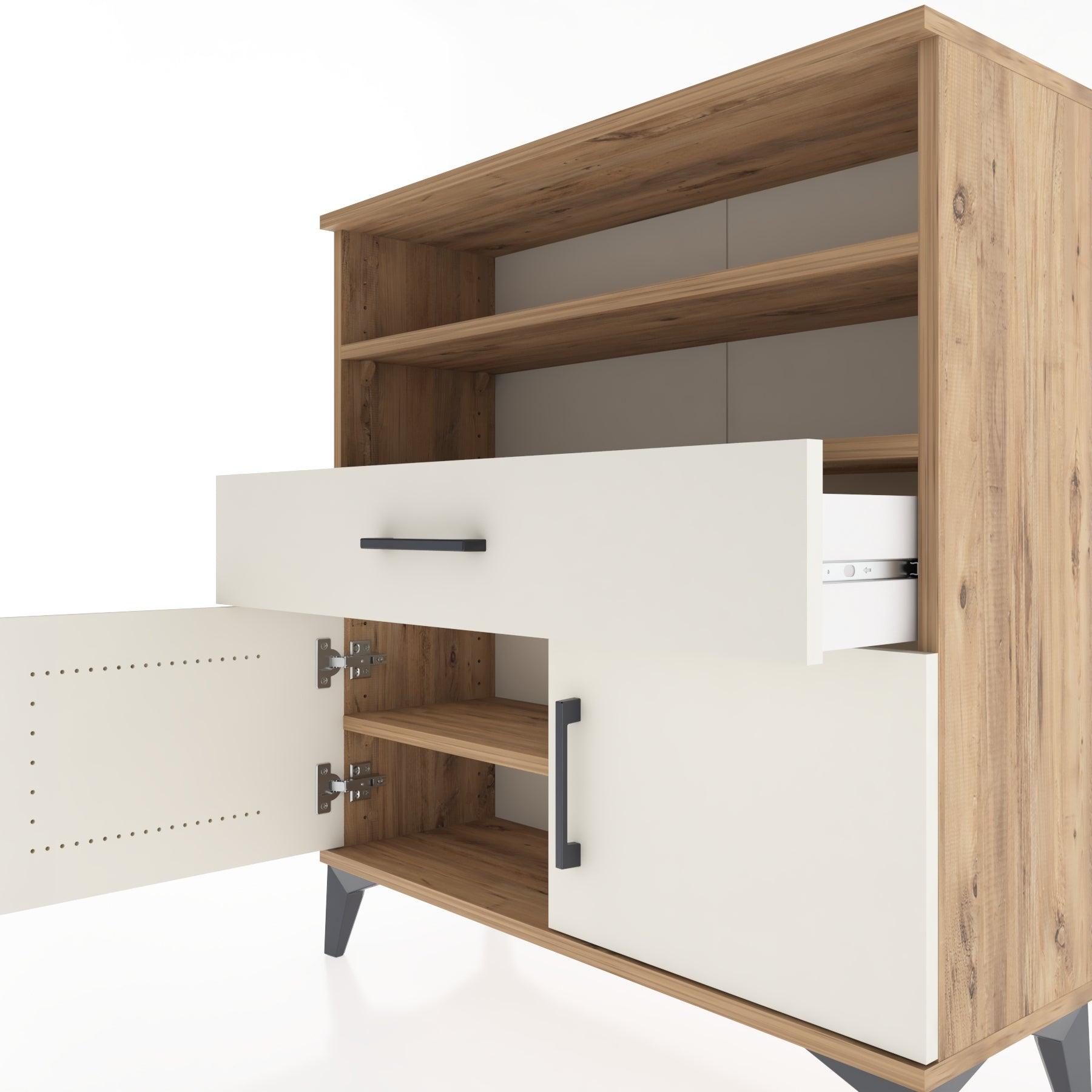 Woodntry Modular Dresser Pine 88x30x84 cm Functional F25-3