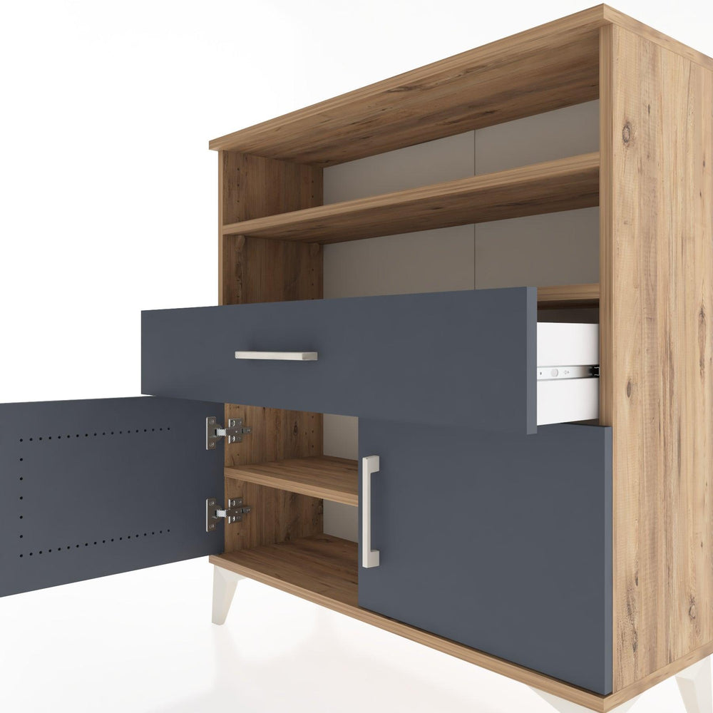 Woodntry Modüler Şifonyer Çam 88x30x84 cm Fonksiyonel F25-3