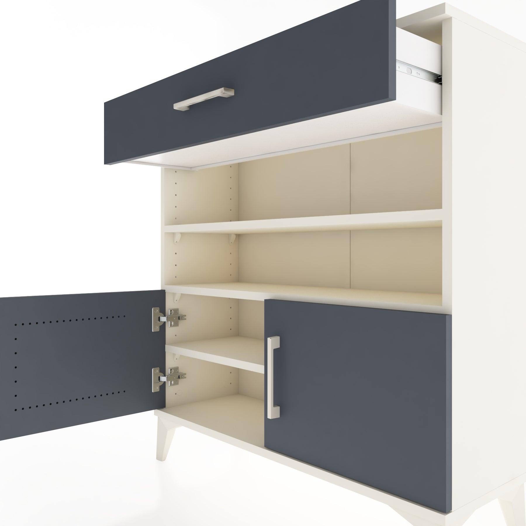 Woodntry Modular Dresser Moonstone 88x30x84 cm Functional F26-1