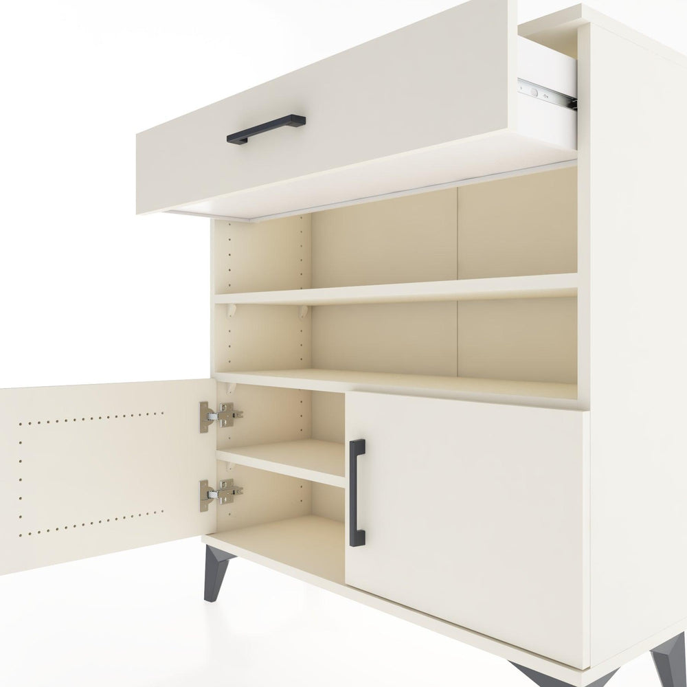 Woodntry Modüler Şifonyer Aytaşı 88x30x84 cm Fonksiyonel F26-1