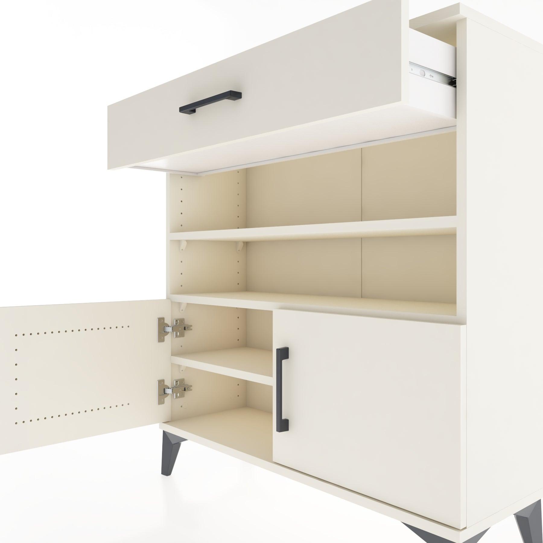 Woodntry Modular Dresser Moonstone 88x30x84 cm Functional F26-1