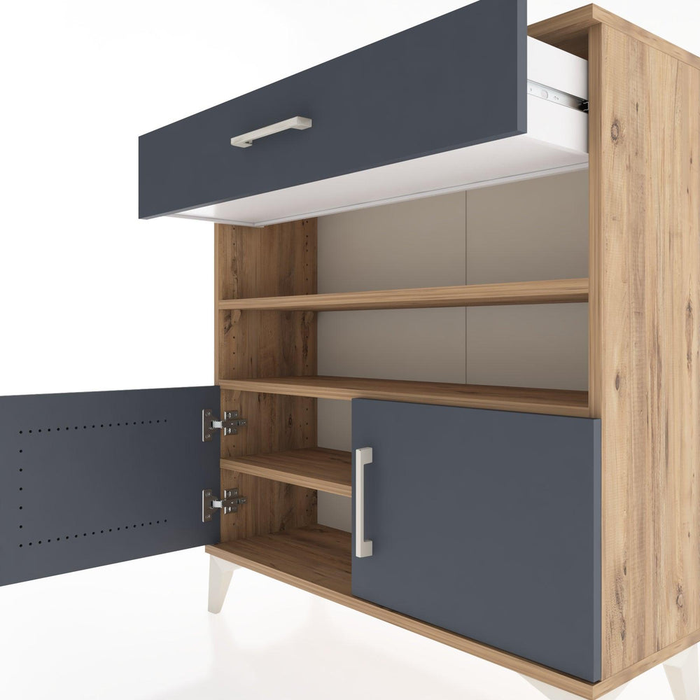 Woodntry Modüler Şifonyer Çam 88x30x84 cm Fonksiyonel F26-3