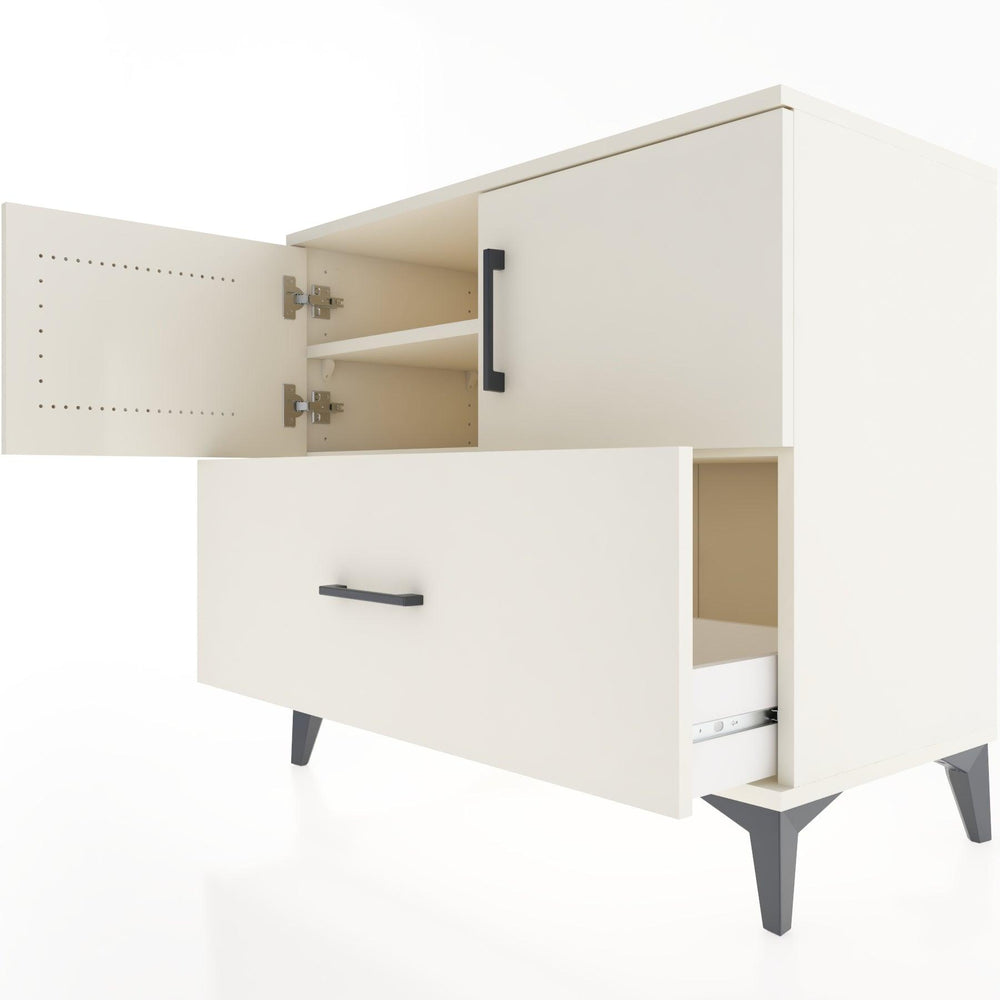 Woodntry Modular Dresser Moonstone 88x44x68 cm with Cover and Drawer KC27-1