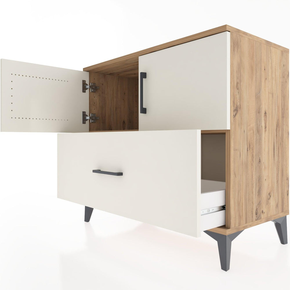 Woodntry Modular Dresser Pine 88x44x68 cm with Cover and Drawer KC28-3