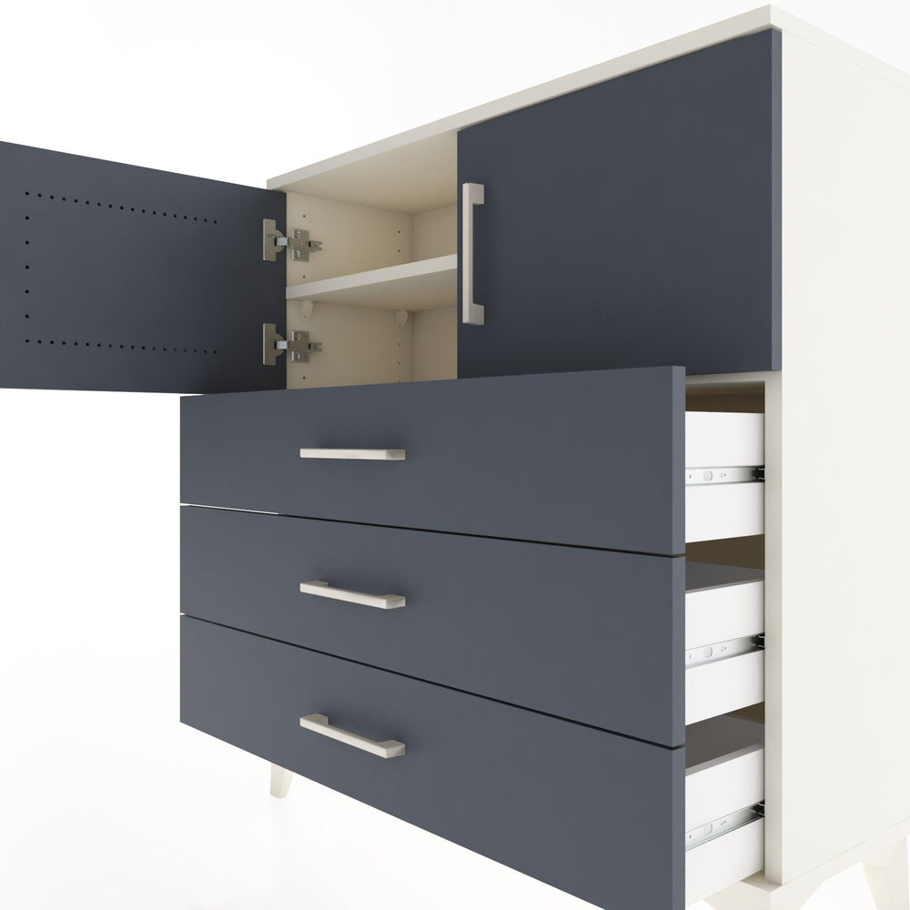 Woodntry Modüler Şifonyer Aytaşı 88x30x84 cm Kapaklı ve Çekmeceli KC29-1