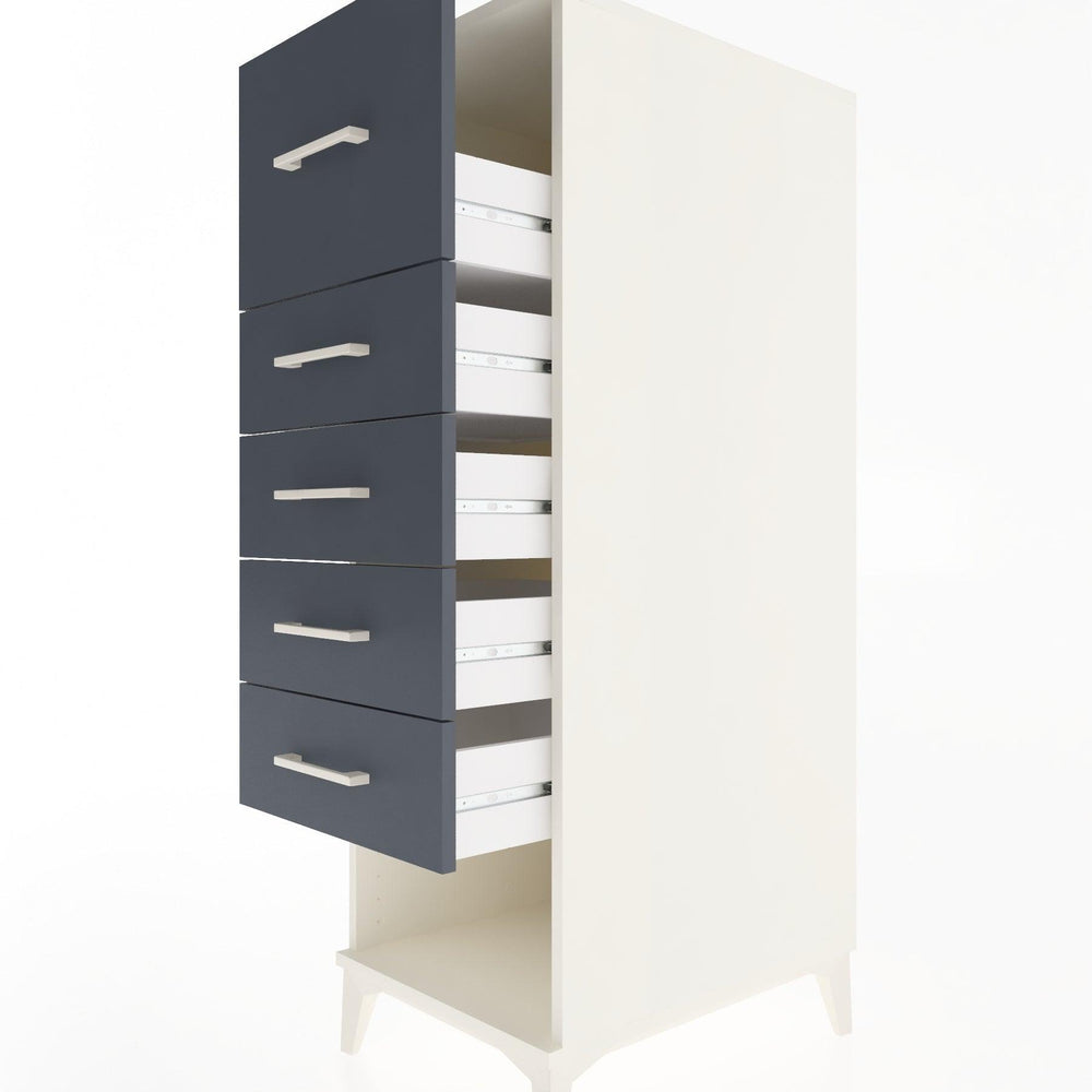 Woodntry Modüler Dolap Aytaşı 44x59x122 cm Çekmeceli ve Raflı CR29-1