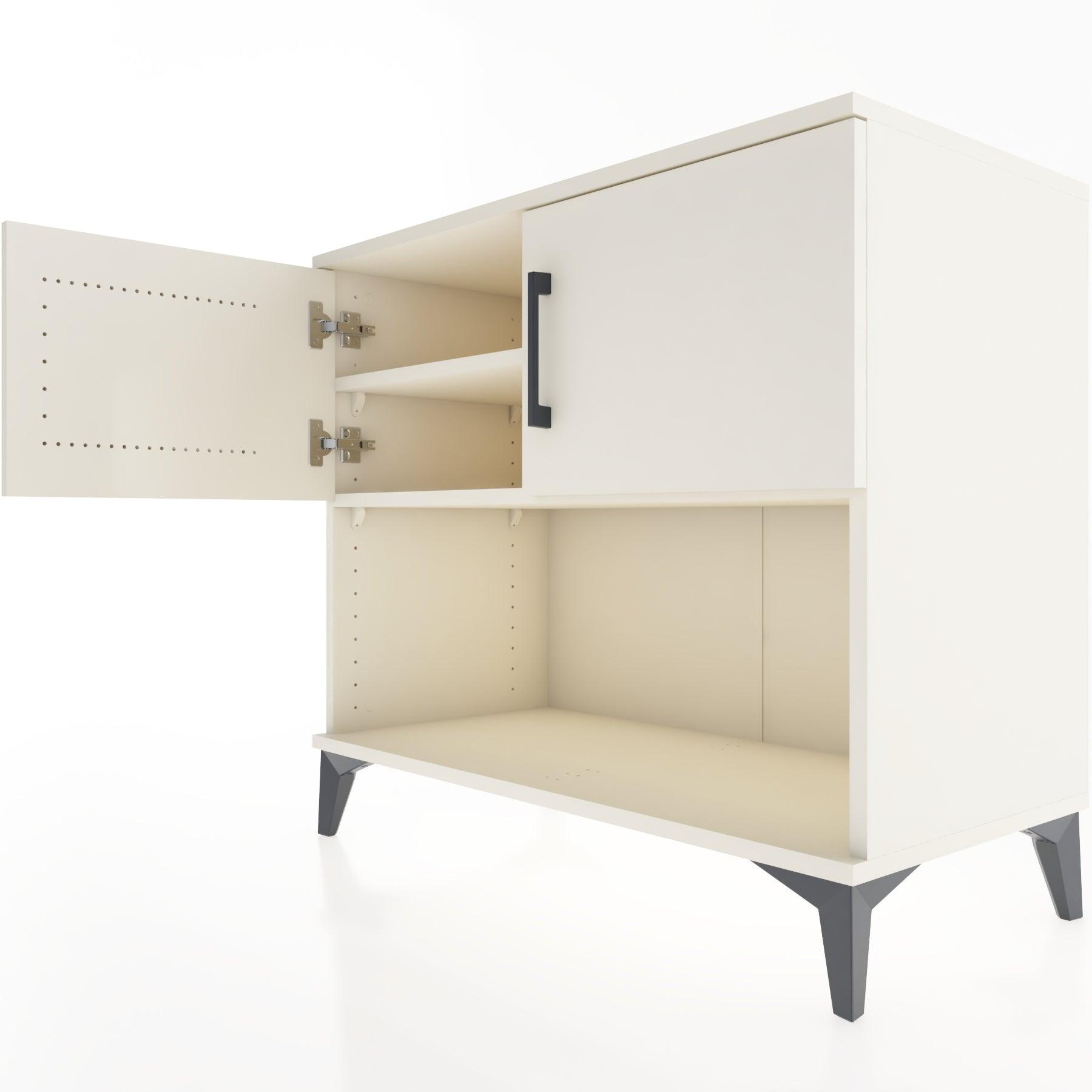 Woodntry Modüler Şifonyer Aytaşı 88x44x68 cm Kapaklı ve Raflı KR29-1