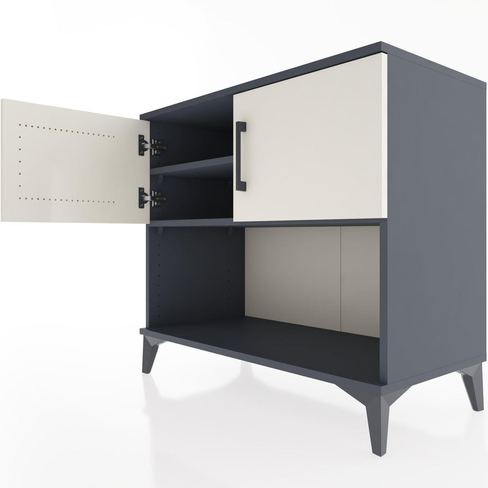 Woodntry Modular Dresser Anthracite 88x44x68 cm with Cover and Shelf KR29-2