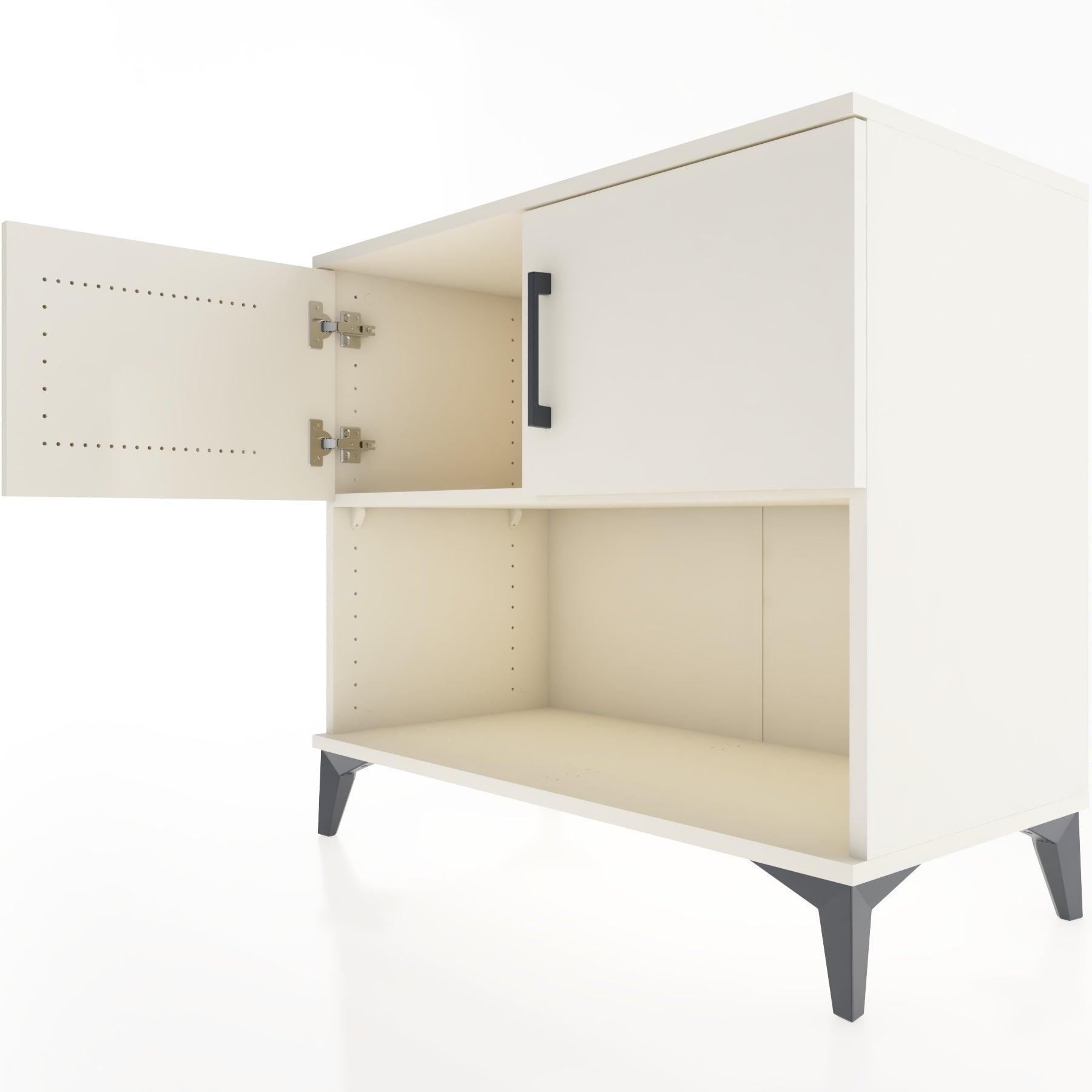 Woodntry Modüler Şifonyer Aytaşı 88x44x68 cm Kapaklı ve Raflı KR30-1