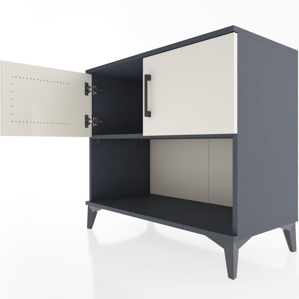 Woodntry Modular Dresser Anthracite 88x44x68 cm with Cover and Shelf KR30-2