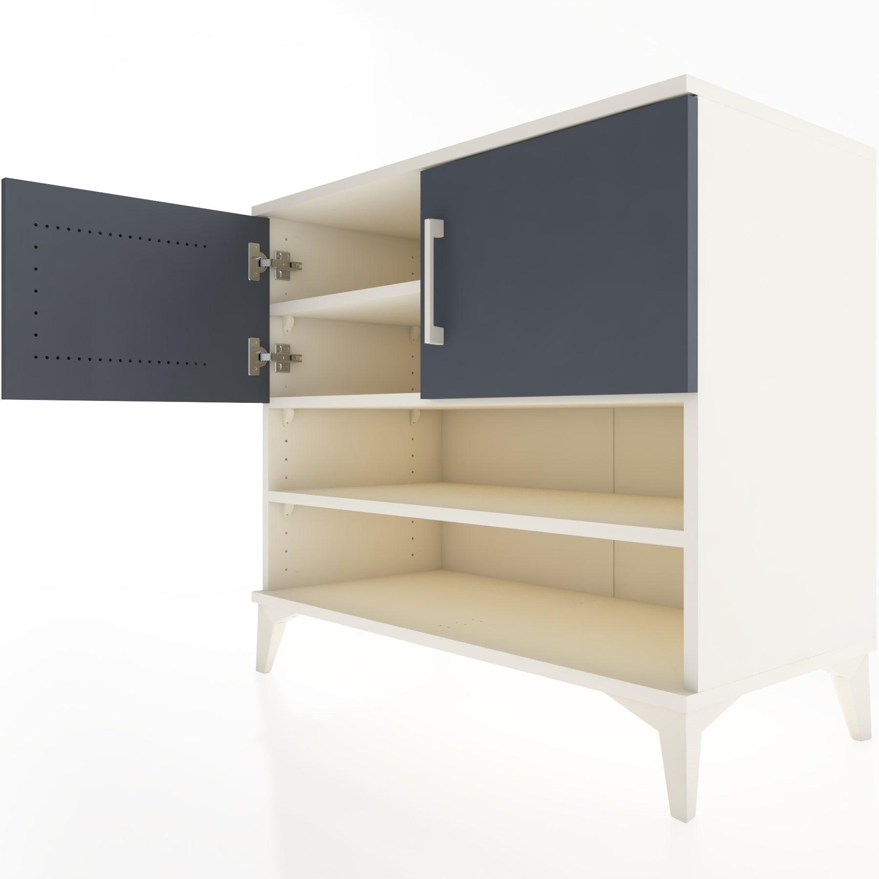 Woodntry Modüler Şifonyer Aytaşı 88x44x68 cm Kapaklı ve Raflı KR31-1