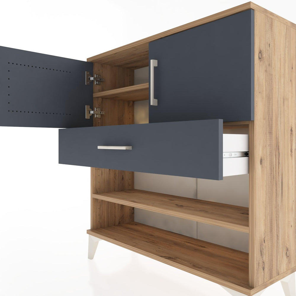 Woodntry Modular Dresser Pine 88x30x84 cm Functional F31-3