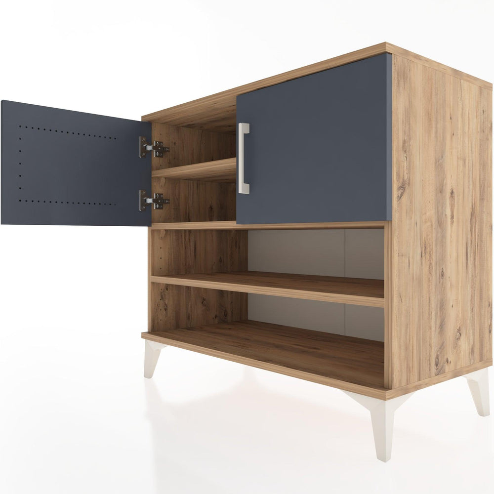 Woodntry Modüler Şifonyer Çam 88x44x68 cm Kapaklı ve Raflı KR31-3