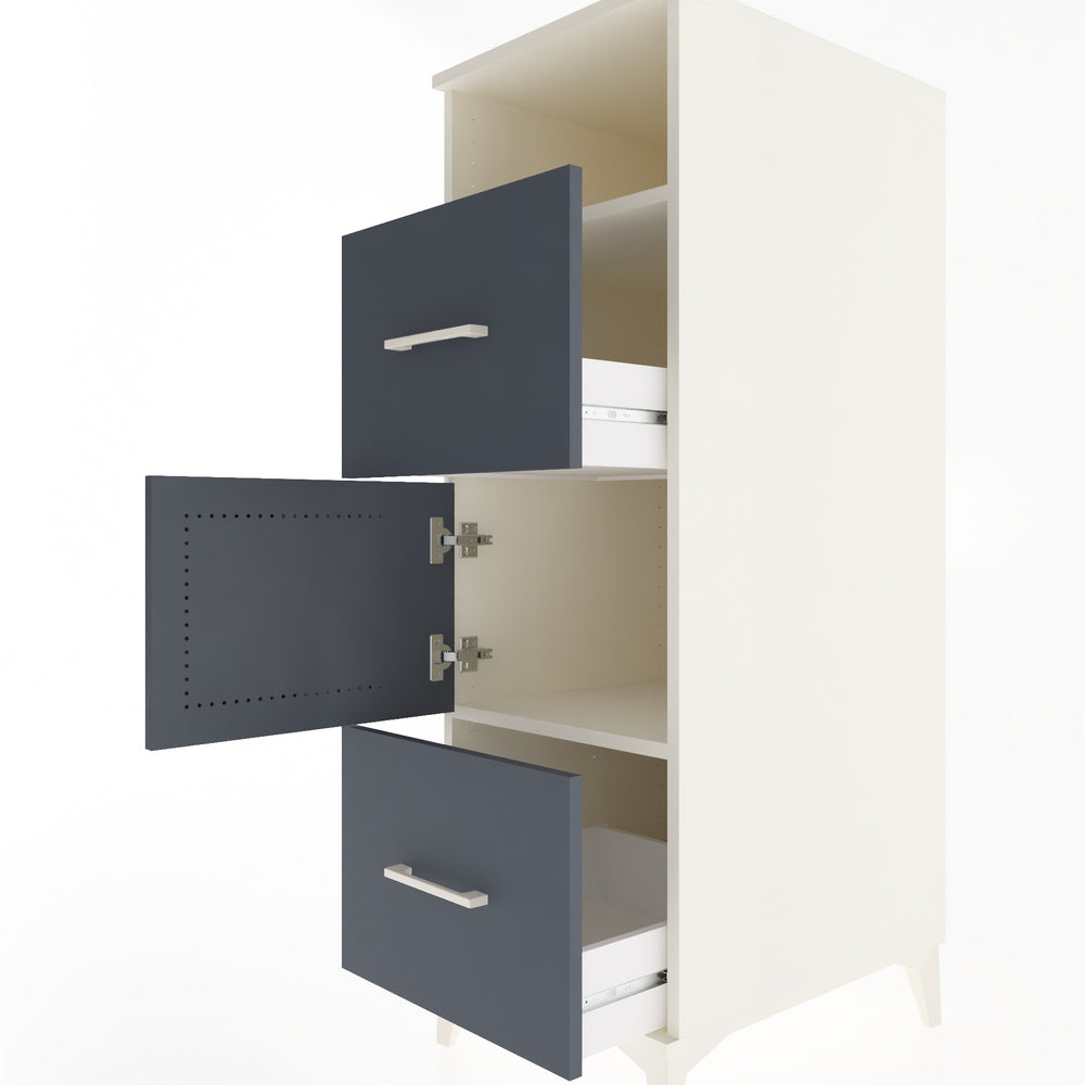 Woodntry Modüler Dolap Aytaşı 44x59x122 cm Fonksiyonel F32-1