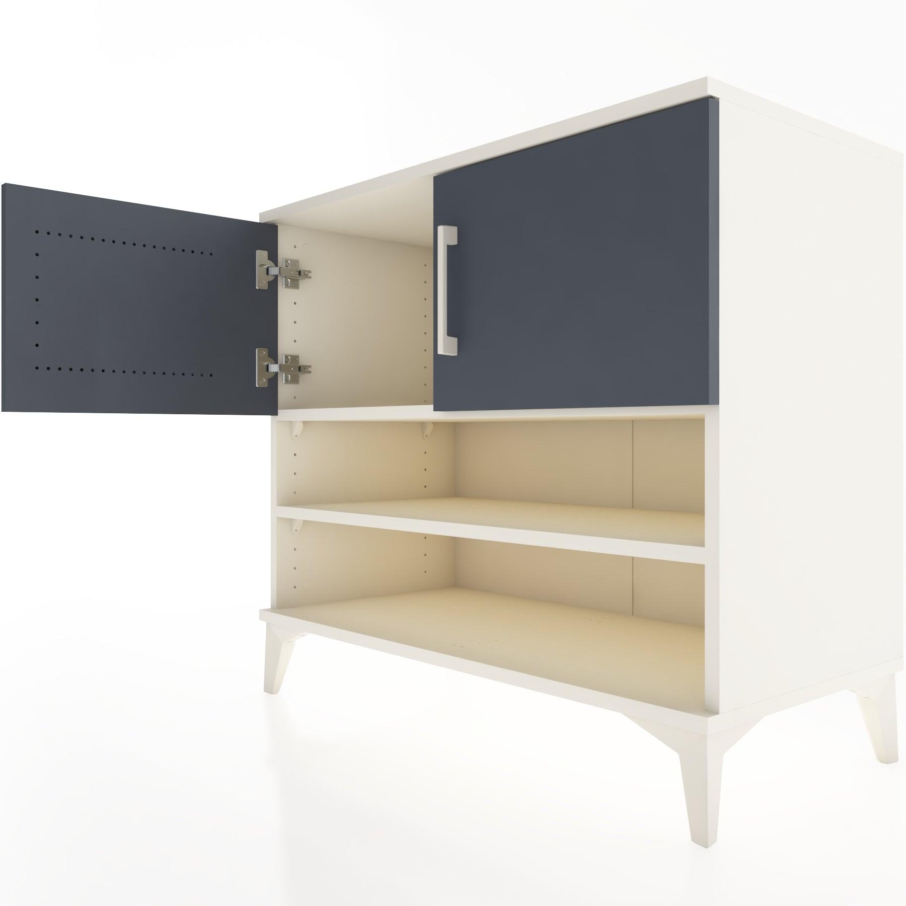 Woodntry Modüler Şifonyer Aytaşı 88x44x68 cm Kapaklı ve Raflı KR32-1