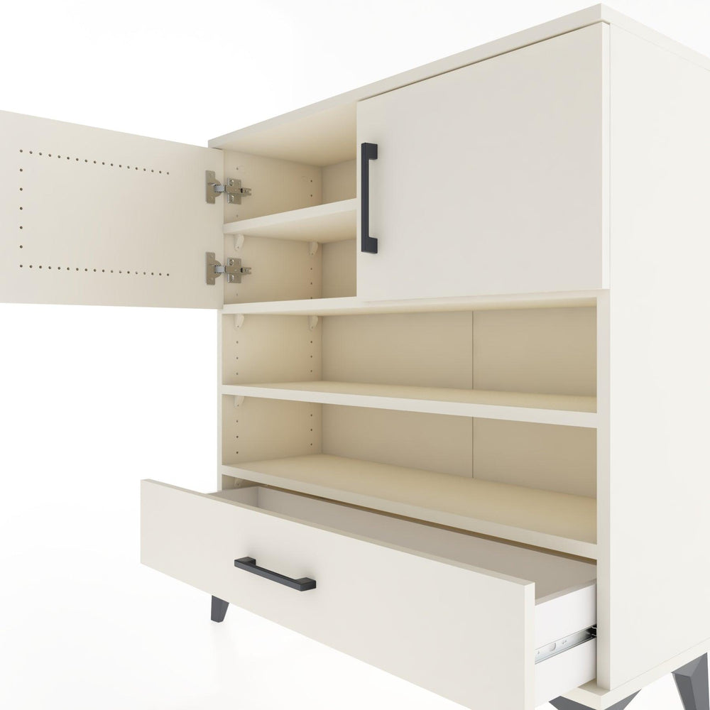 Woodntry Modüler Şifonyer Aytaşı 88x30x84 cm Fonksiyonel F32-1