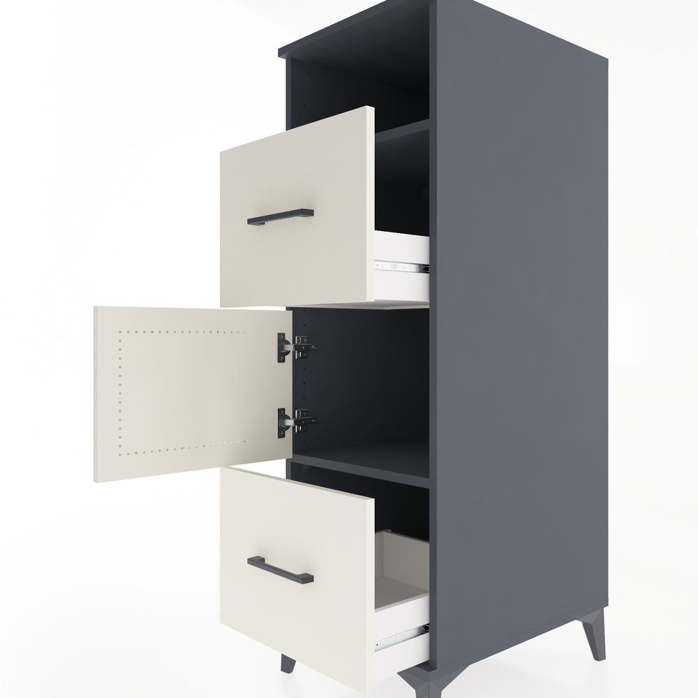 Woodntry Modular Cabinet Anthracite 44x59x122 cm Functional F32-2