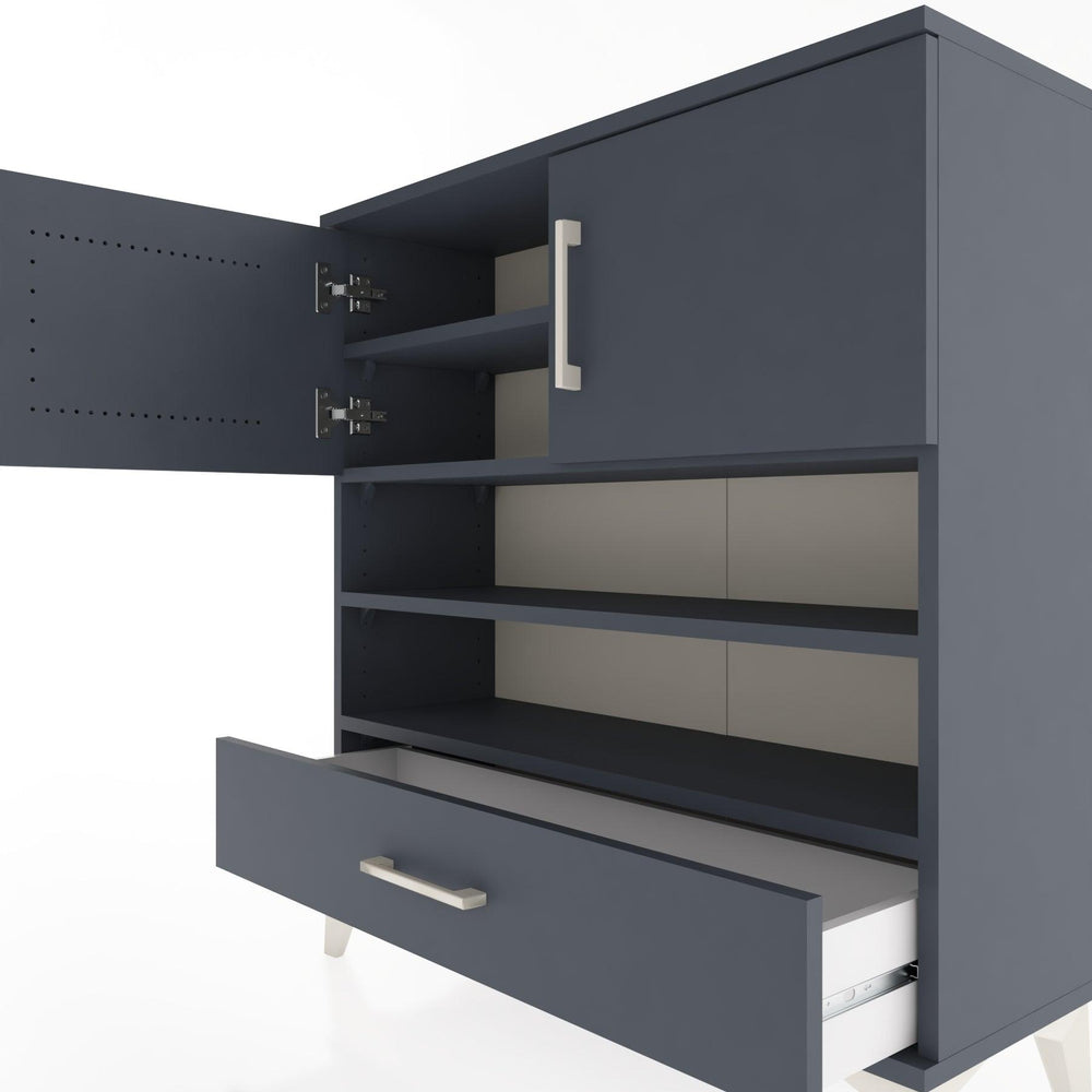 Woodntry Modular Dresser Anthracite 88x30x84 cm Functional F32-2