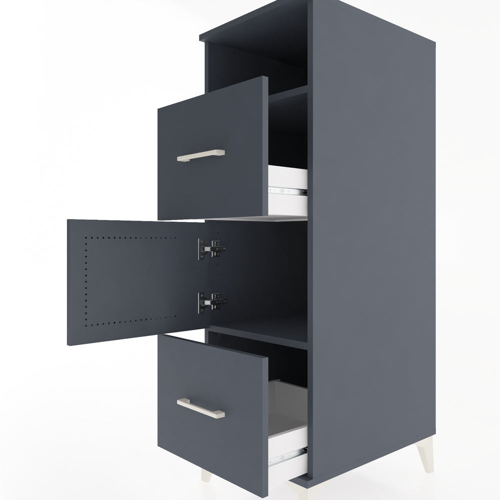 Woodntry Modular Cabinet Anthracite 44x59x122 cm Functional F32-2