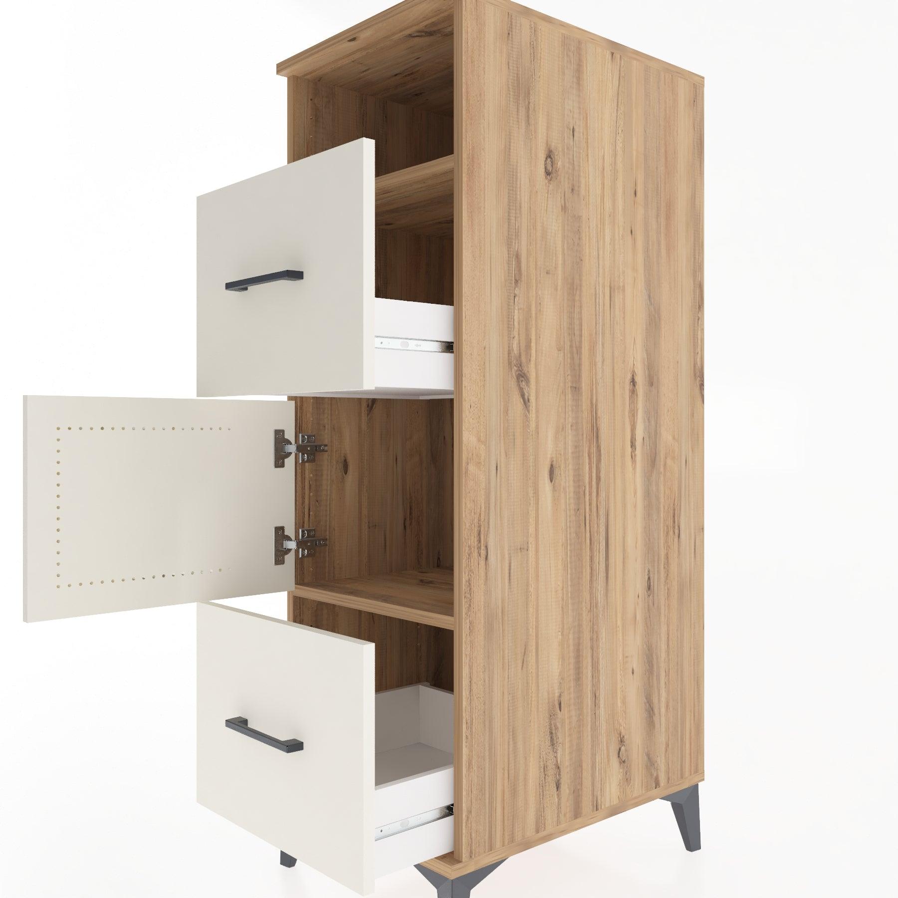 Woodntry Modular Cabinet Pine 44x59x122 cm Functional F132-3