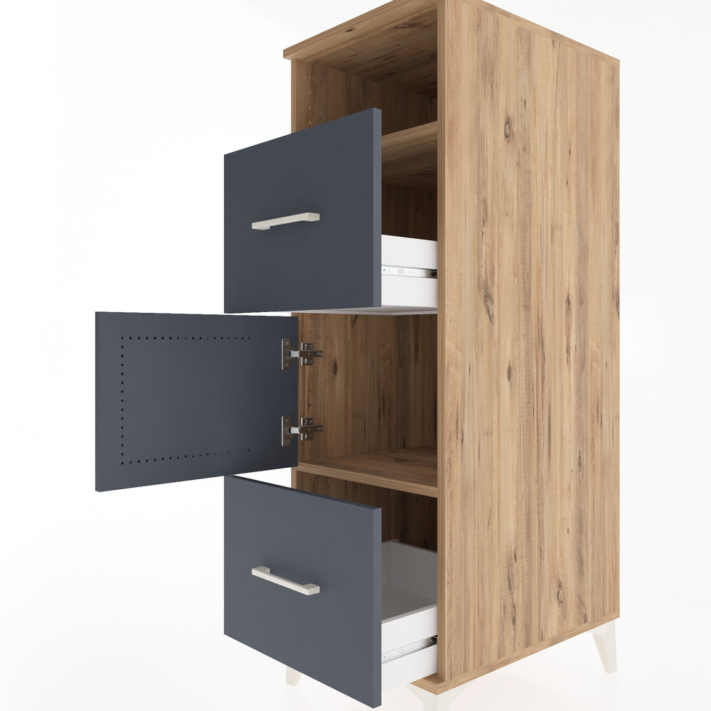 Woodntry Modular Cabinet Pine 44x59x122 cm Functional F32-3
