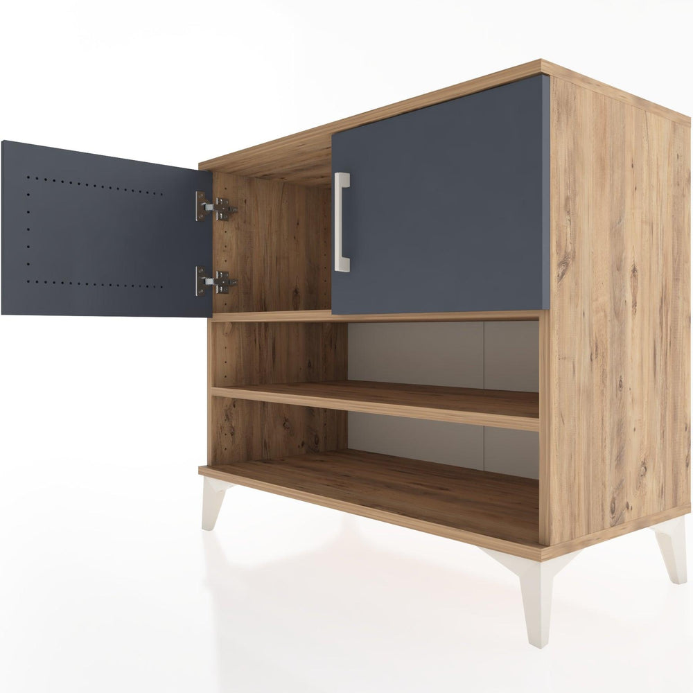 Woodntry Modüler Şifonyer Çam 88x44x68 cm Kapaklı ve Raflı KR32-3