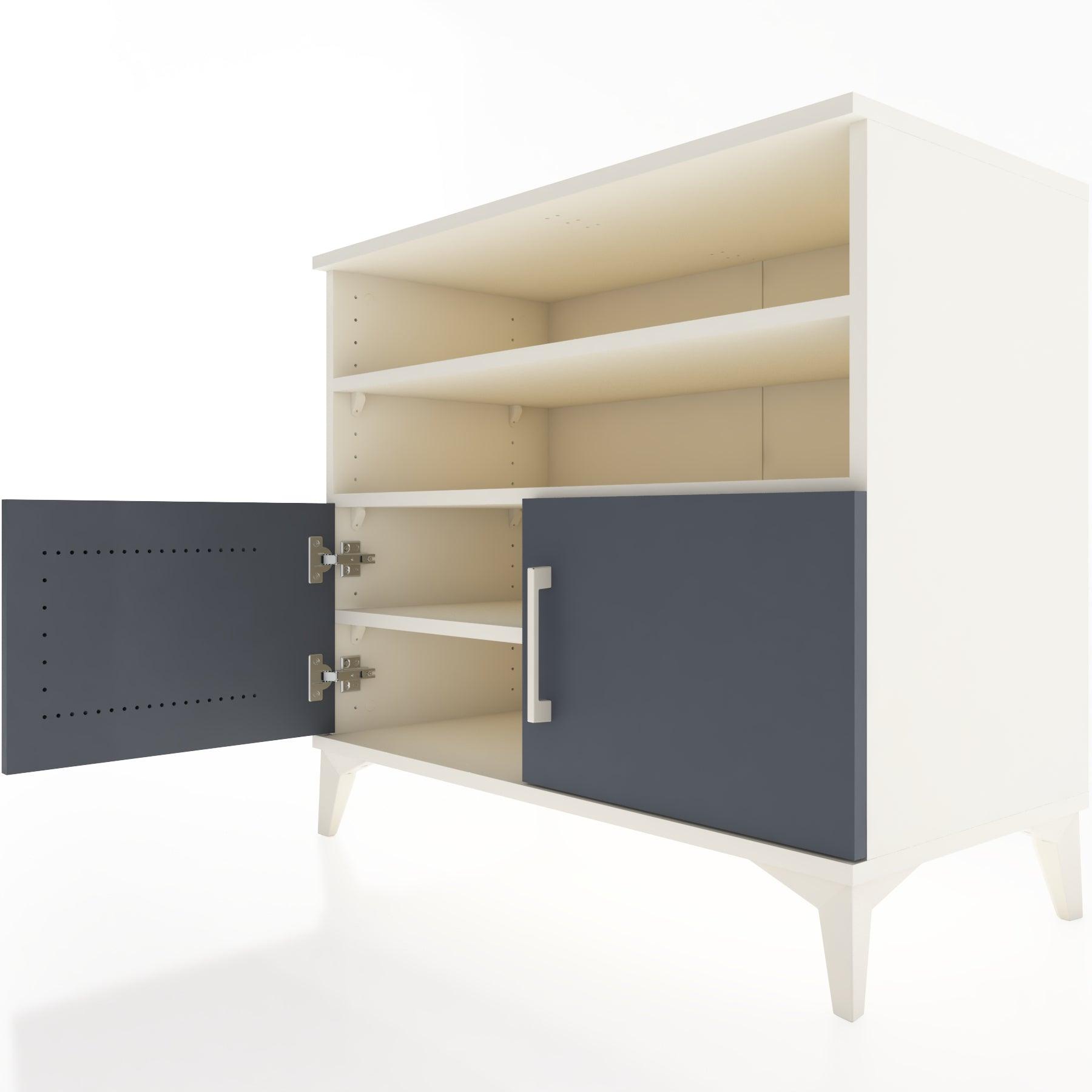 Woodntry Modüler Şifonyer Aytaşı 88x44x68 cm Kapaklı ve Raflı KR33-1