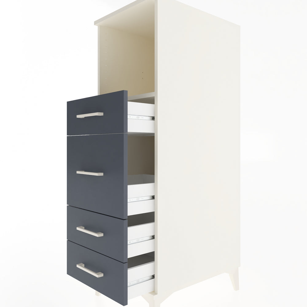 Woodntry Modular Cabinet Moonstone 44x59x122 cm with Drawers and Shelves CR83-1