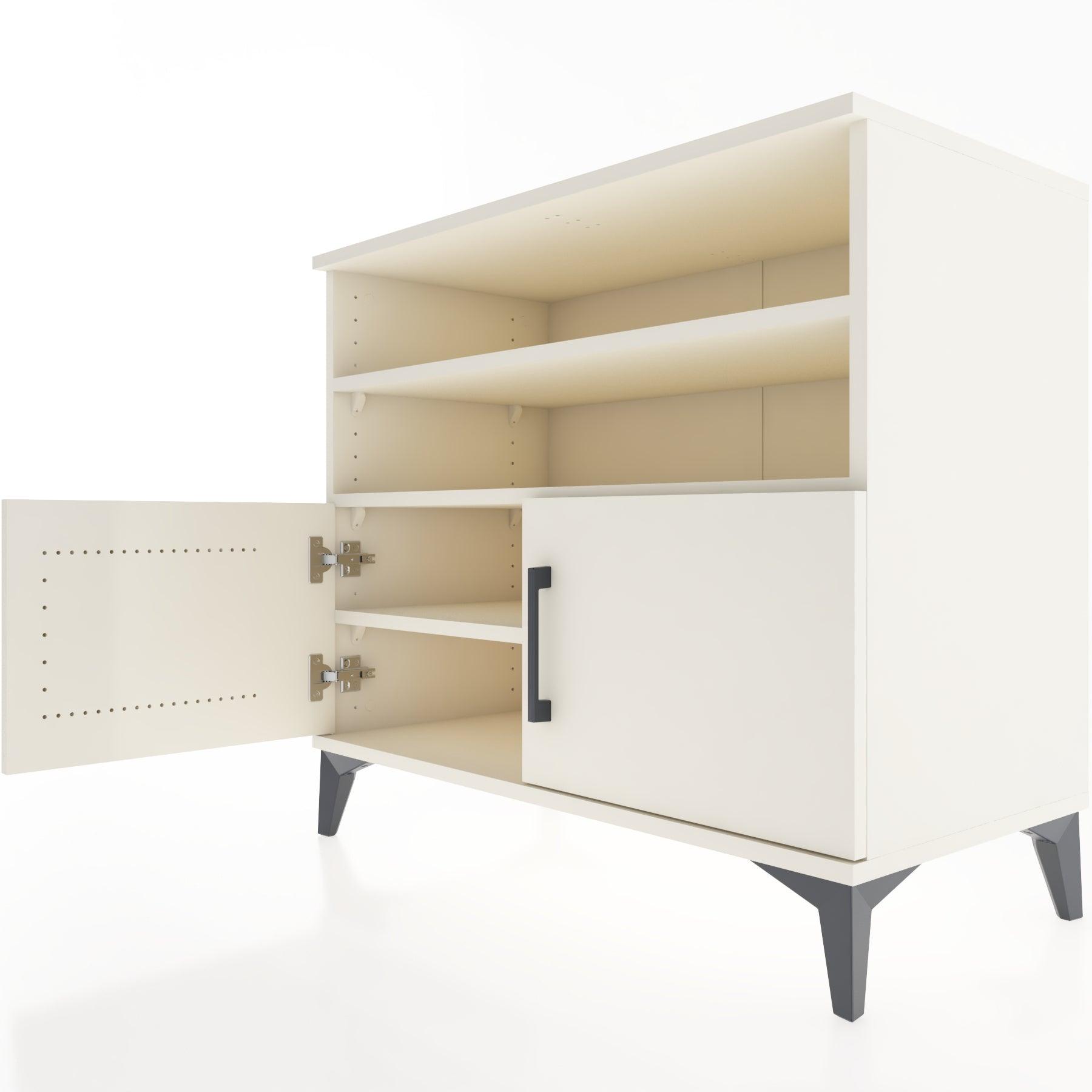 Woodntry Modüler Şifonyer Aytaşı 88x44x68 cm Kapaklı ve Raflı KR33-1