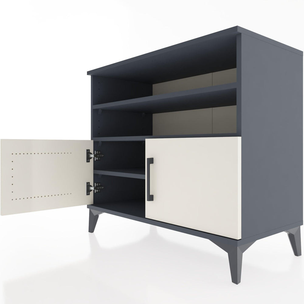 Woodntry Modular Dresser Anthracite 88x44x68 cm with Cover and Shelf KR33-2