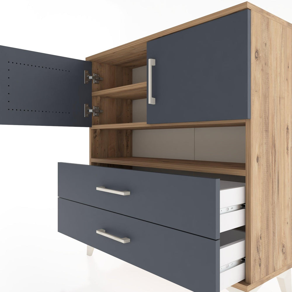 Woodntry Modüler Şifonyer Çam 88x30x84 cm Fonksiyonel F33-3