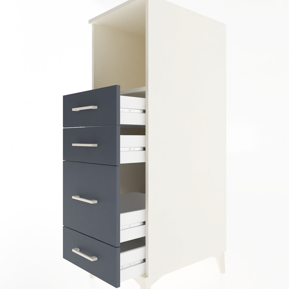 Woodntry Modular Cabinet Moonstone 44x59x122 cm with Drawers and Shelves CR84-1