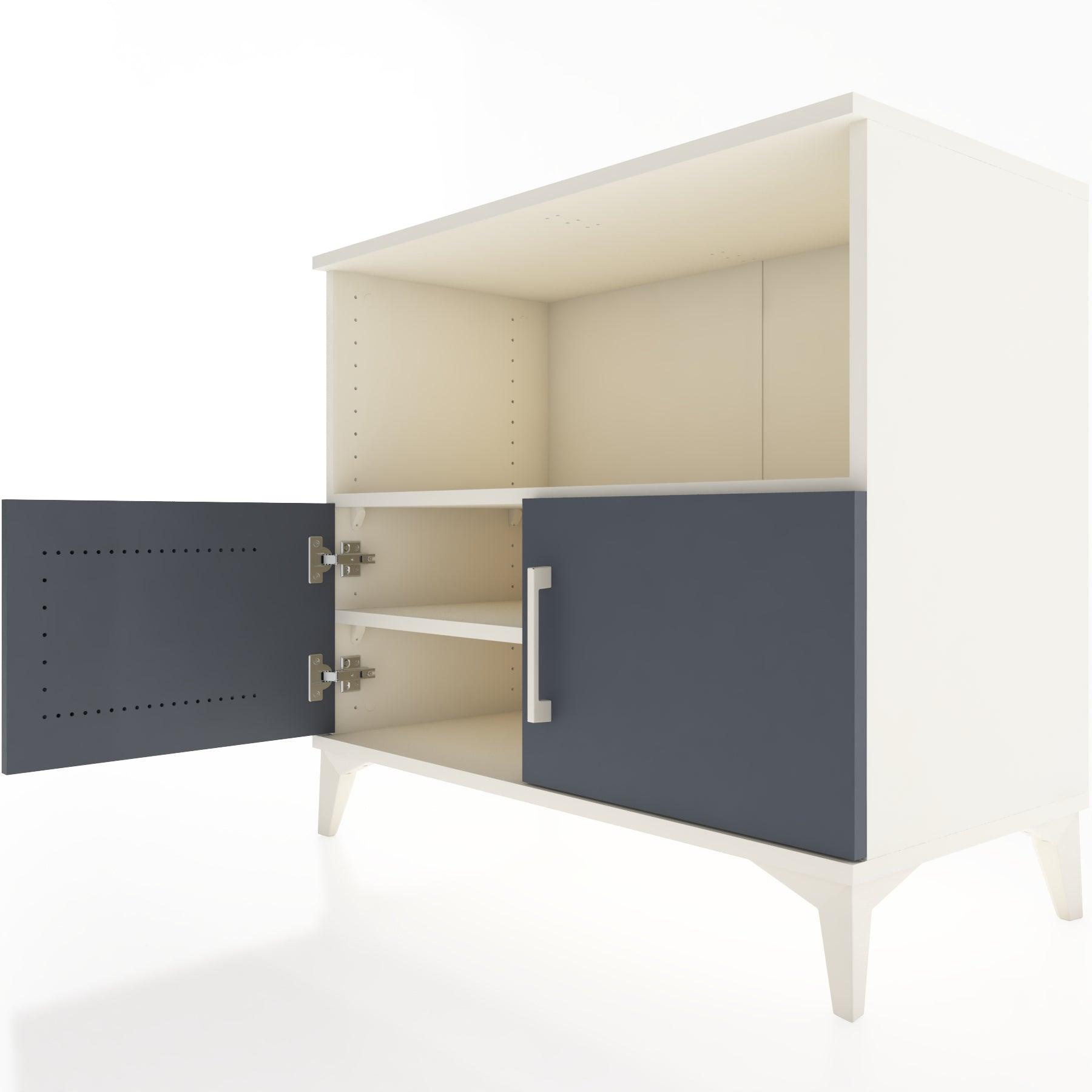 Woodntry Modüler Şifonyer Aytaşı 88x44x68 cm Kapaklı ve Raflı KR35-1