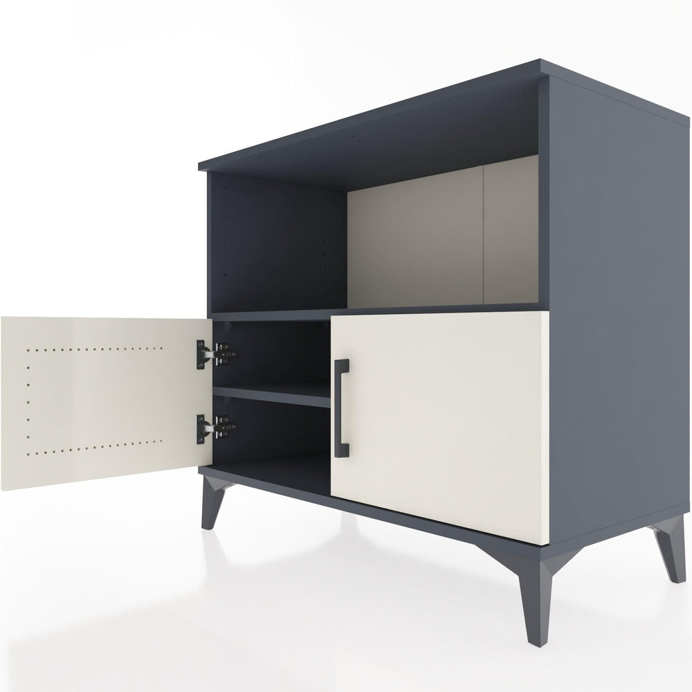 Woodntry Modular Dresser Anthracite 88x44x68 cm with Cover and Shelf KR35-2