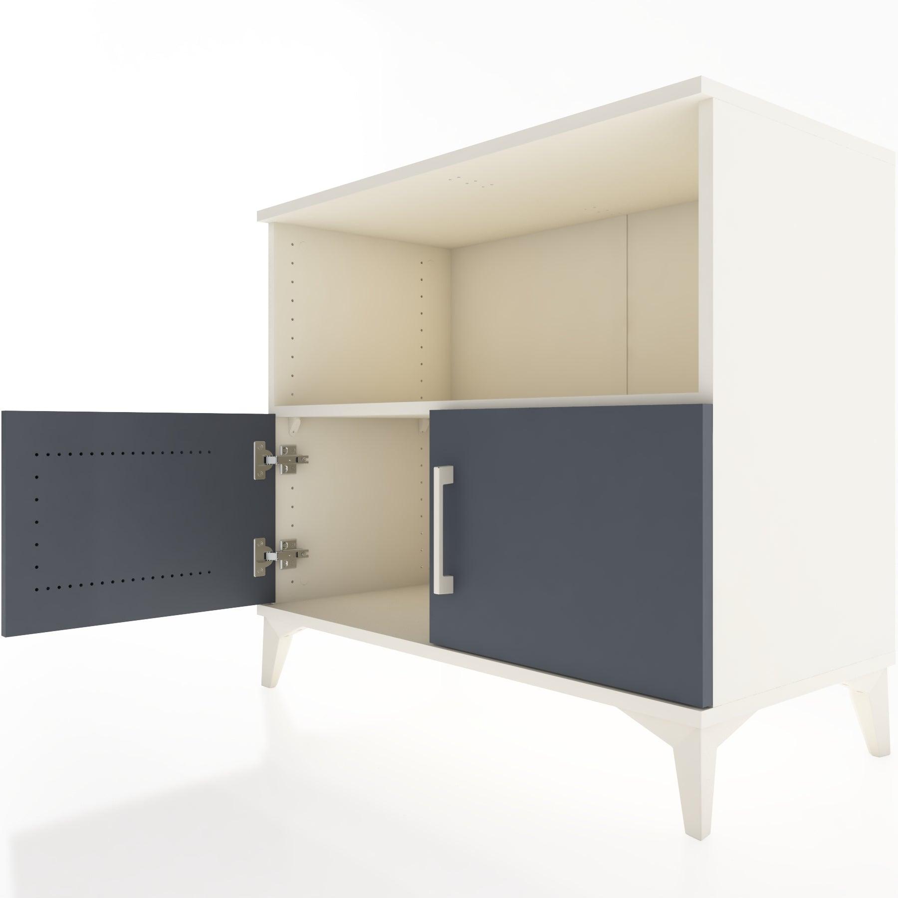 Woodntry Modüler Şifonyer Aytaşı 88x44x68 cm Kapaklı ve Raflı KR36-1